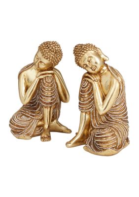 Traditional Polystone Sculpture - Set of 2