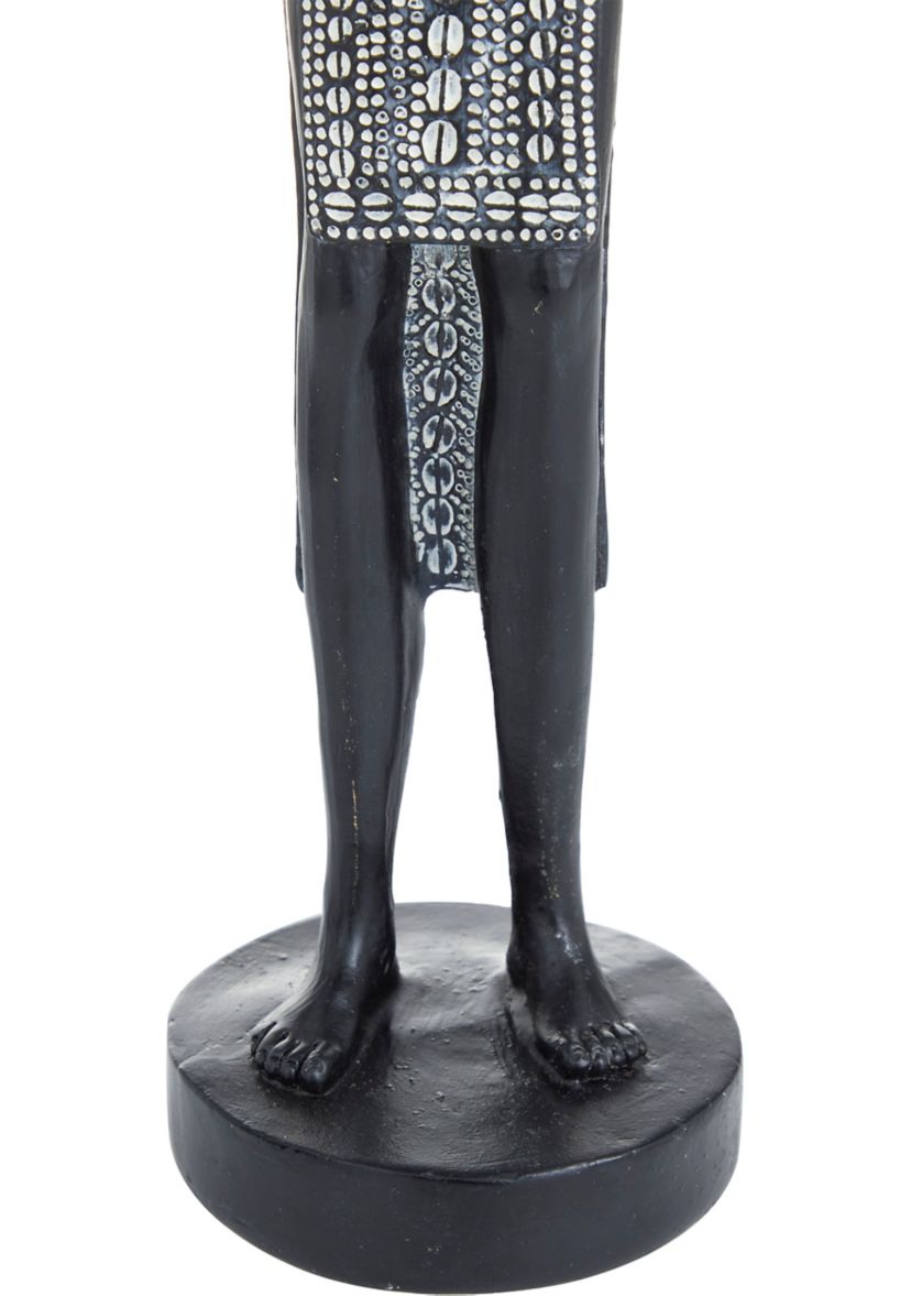 Eclectic Polystone Sculpture - Set of 2
