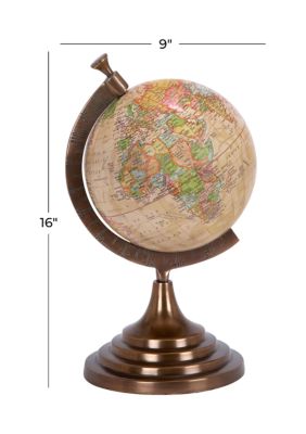 Traditional Aluminum Metal Globe