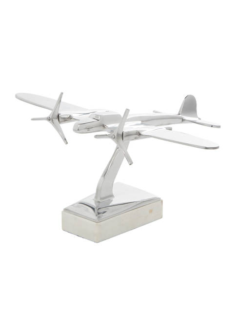 Monroe Lane Aluminum Modern Airplane Sculpture