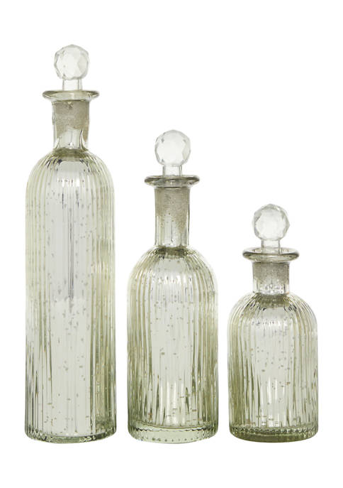 Monroe Lane Glam Glass Decorative Jars