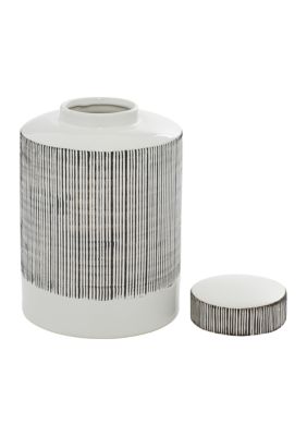 Modern Ceramic Decorative Jars - Set of 2