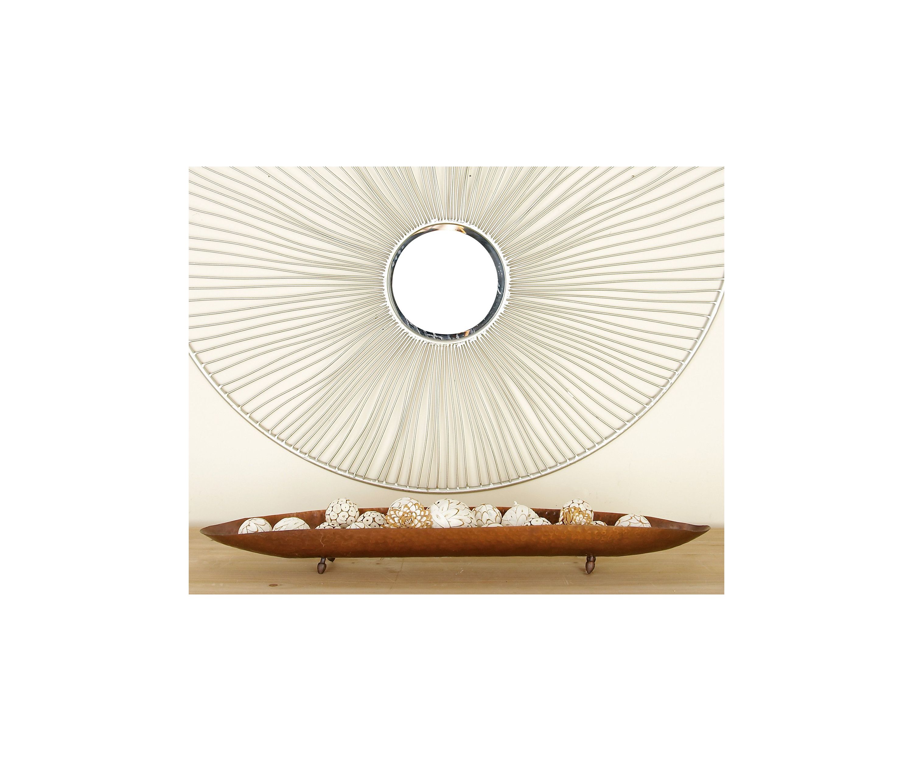 Traditional Metal Tray - Set of 2