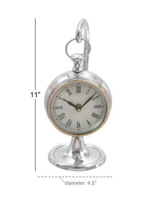 Coastal Aluminum Metal Clock