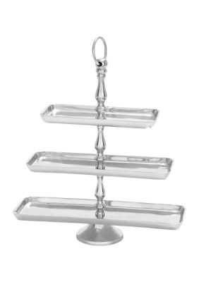 Transitional Aluminum Metal Tiered Server