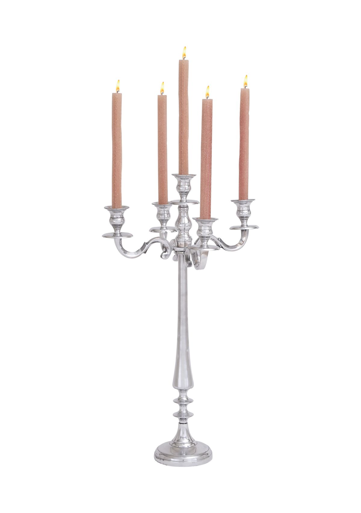 Traditional Aluminum Metal Candelabra
