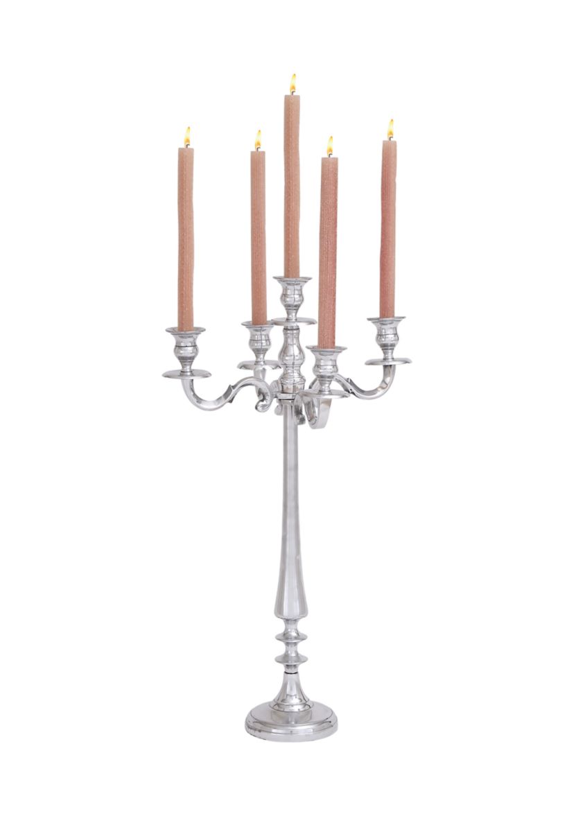 Traditional Aluminum Metal Candelabra