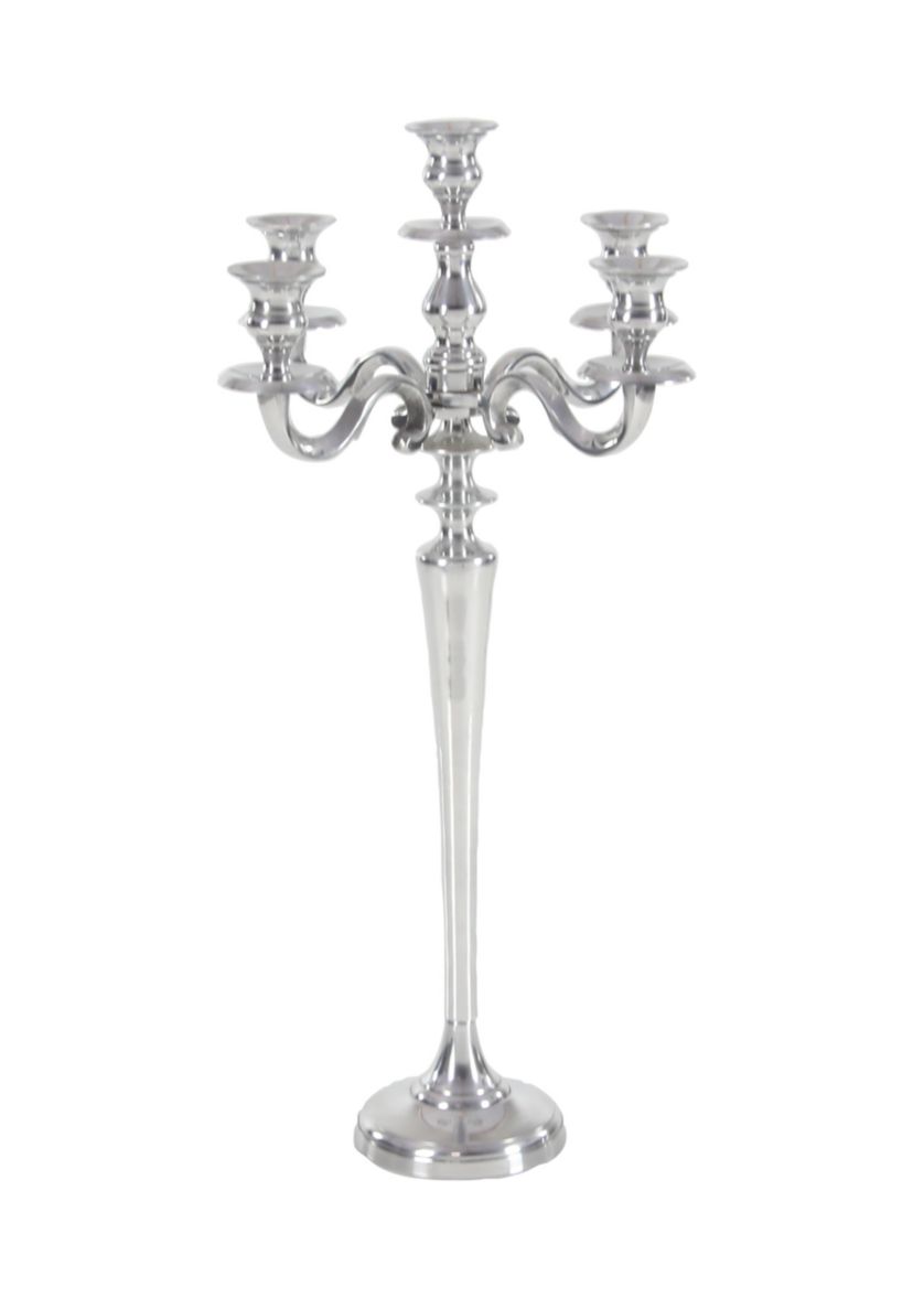 Traditional Aluminum Metal Candelabra