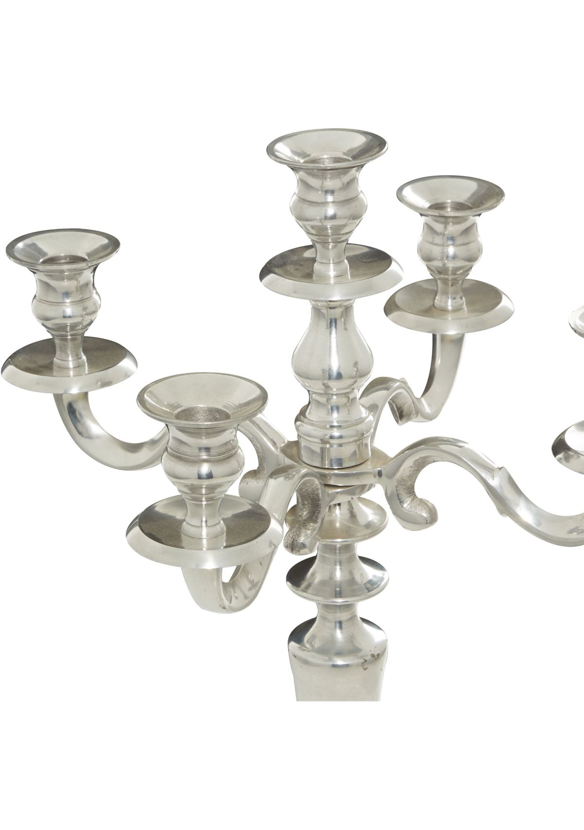 Traditional Aluminum Metal Candelabra