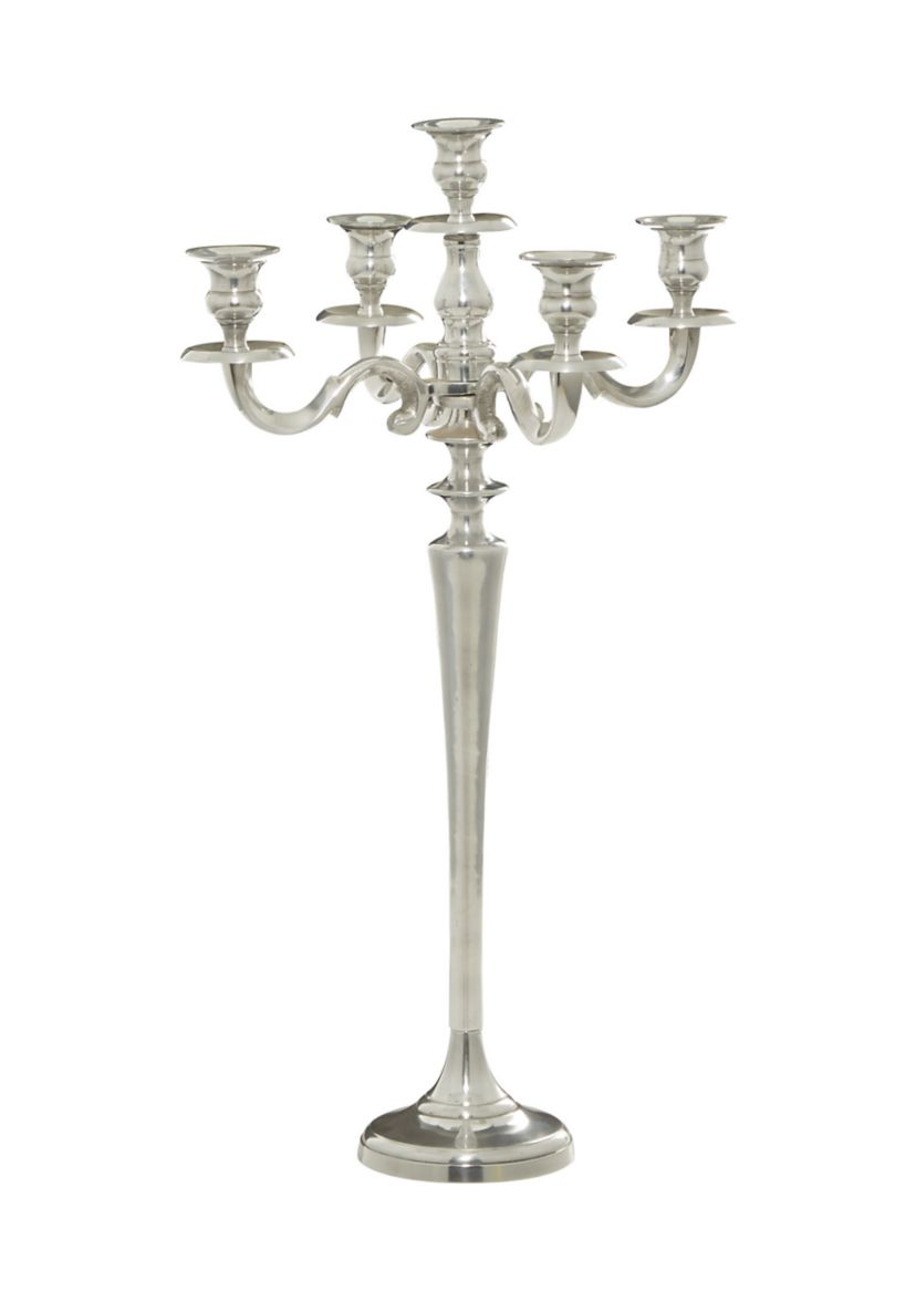Traditional Aluminum Metal Candelabra