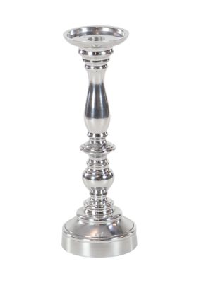 Traditional Aluminum Metal Candle Holder - Set of 3