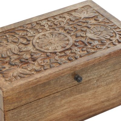 Rustic Mango Wood Box - Set of 3