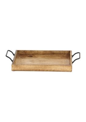 Rustic Mango Wood Tray - Set of 3