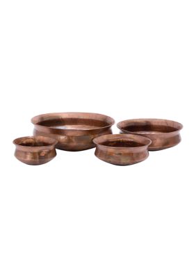 Rustic Metal Planter - Set of 4