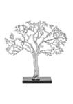 Contemporary Aluminum and Wood Tree-Inspi Sculpture