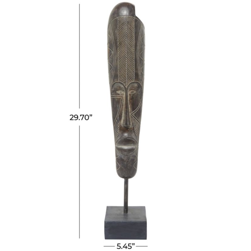 Eclectic Polystone Sculpture