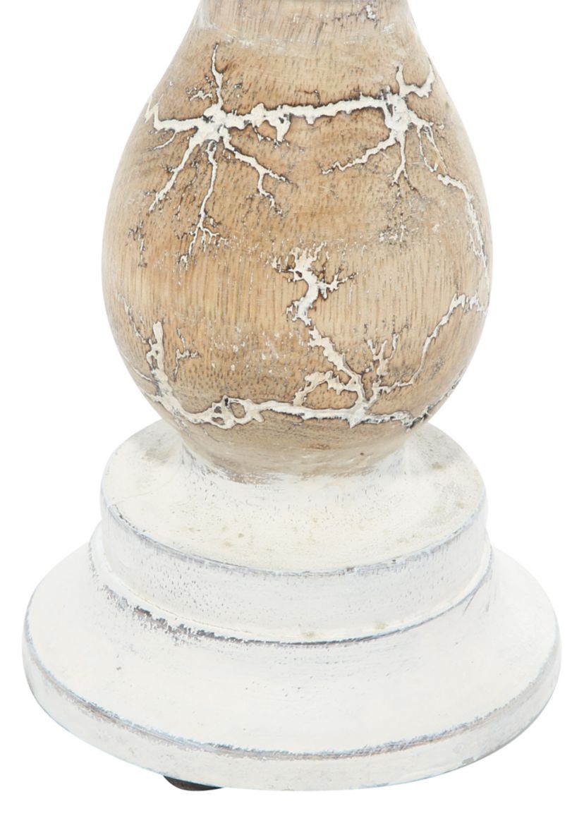 Farmhouse Wood Candle Holder - Set of 3