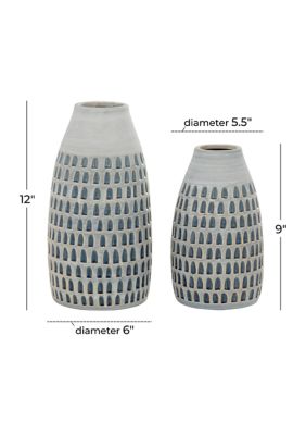 Contemporary Ceramic Vase - Set of 2