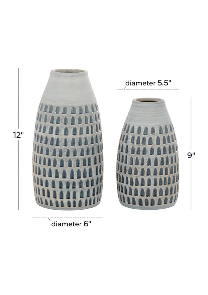 Contemporary Ceramic Vase - Set of 2