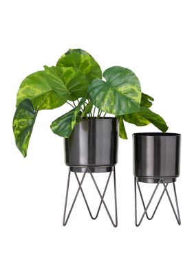 Modern Metal Planter - Set of 2