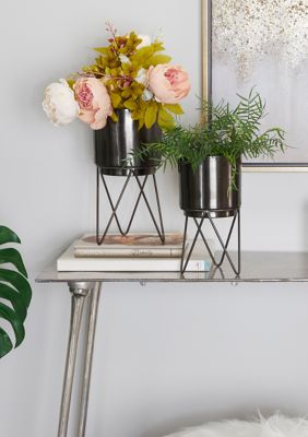 Modern Metal Planter - Set of 2