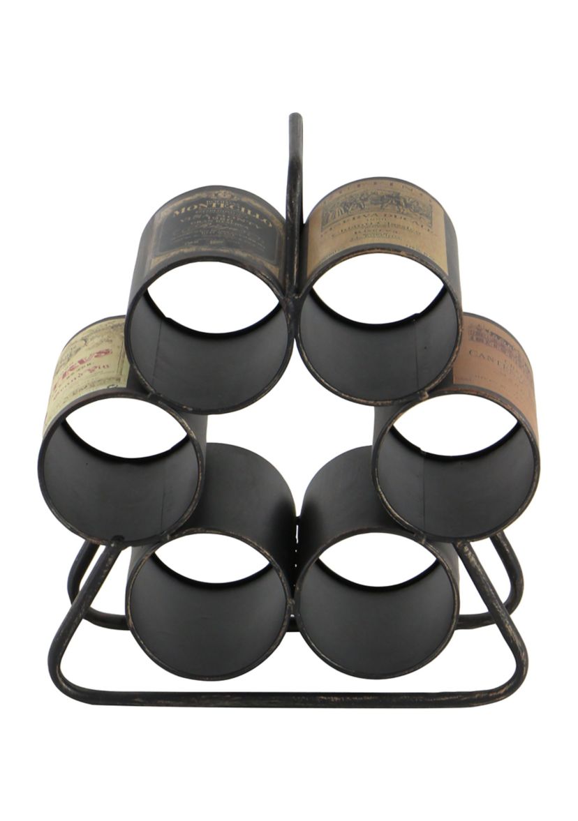 Industrial Metal Wine Rack