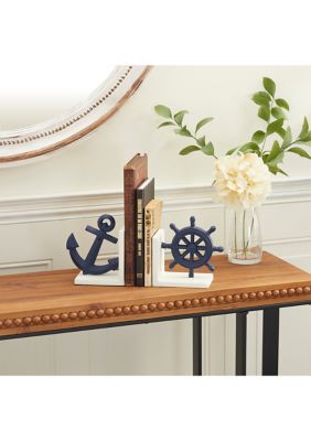 Coastal Metal Bookends - Set of 2