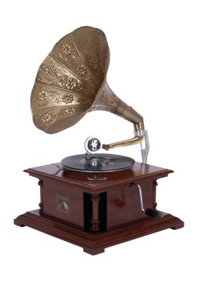 Vintage Wood Gramophone