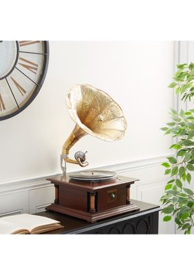 Vintage Wood Gramophone