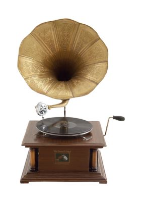 Vintage Wood Gramophone