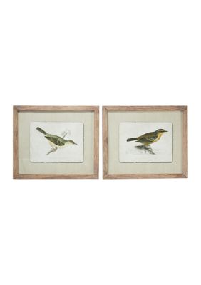 Farmhouse Wood Framed Wall Art - Set of 2