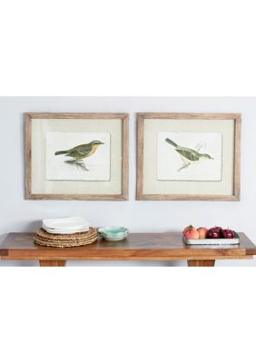 Farmhouse Wood Framed Wall Art - Set of 2