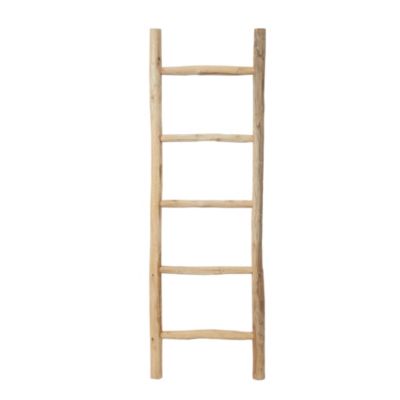 Bohemian Teak Wood Ladder