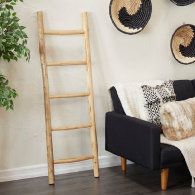Bohemian Teak Wood Ladder