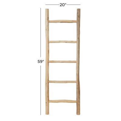 Bohemian Teak Wood Ladder