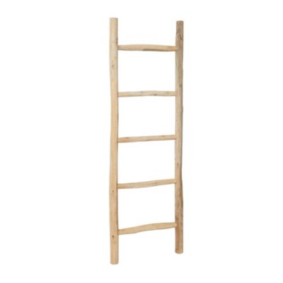 Bohemian Teak Wood Ladder