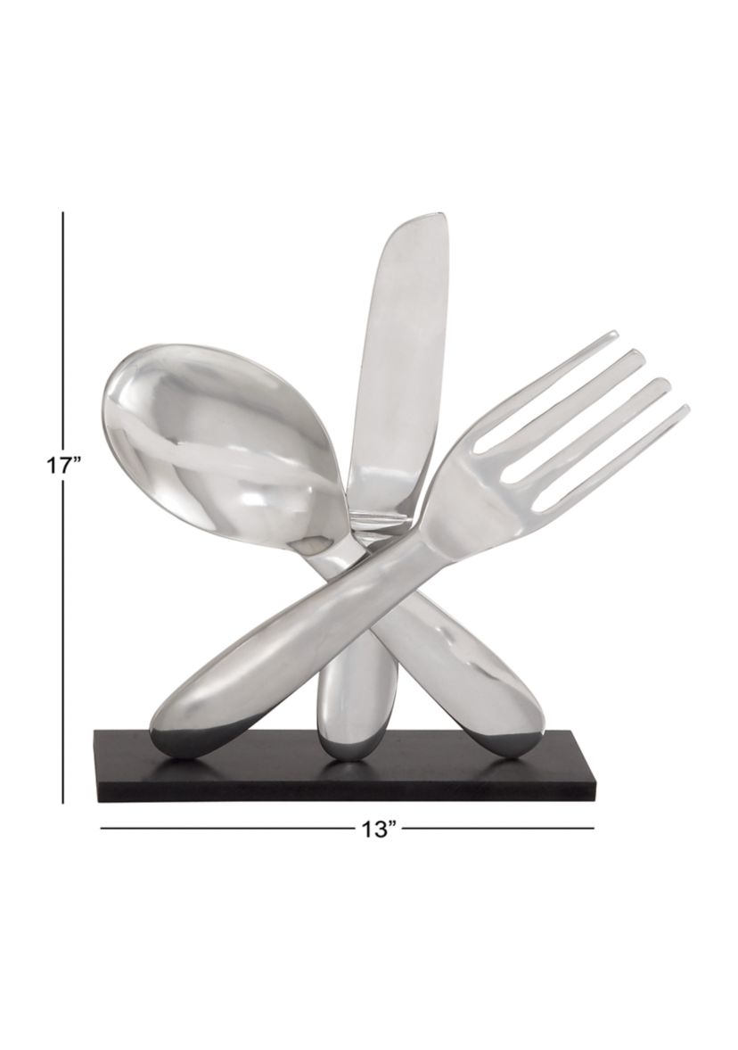 Contemporary Aluminum Metal Sculpture