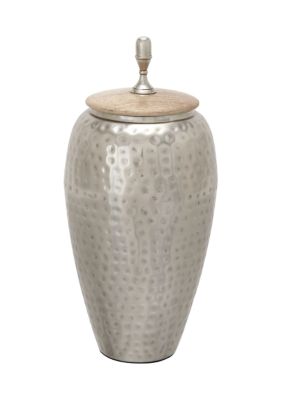 Contemporary Metal Decorative Jars