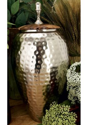 Contemporary Metal Decorative Jars