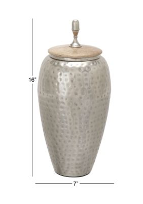 Contemporary Metal Decorative Jars