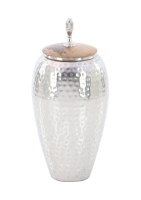 Contemporary Metal Decorative Jars