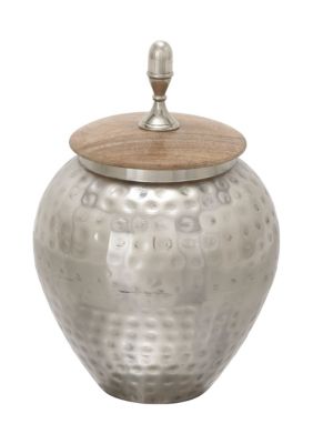 Contemporary Metal Decorative Jars