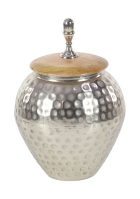 Contemporary Metal Decorative Jars