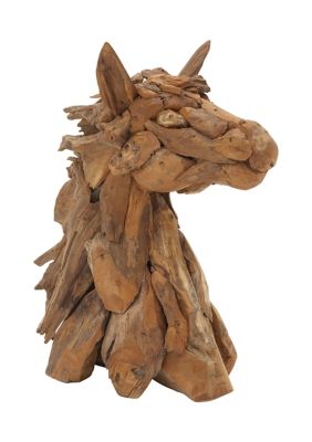 Rustic Teak Wood Sculpture