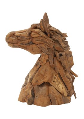 Rustic Teak Wood Sculpture