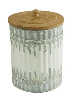 Farmhouse Metal Decorative Jars - Set of 3