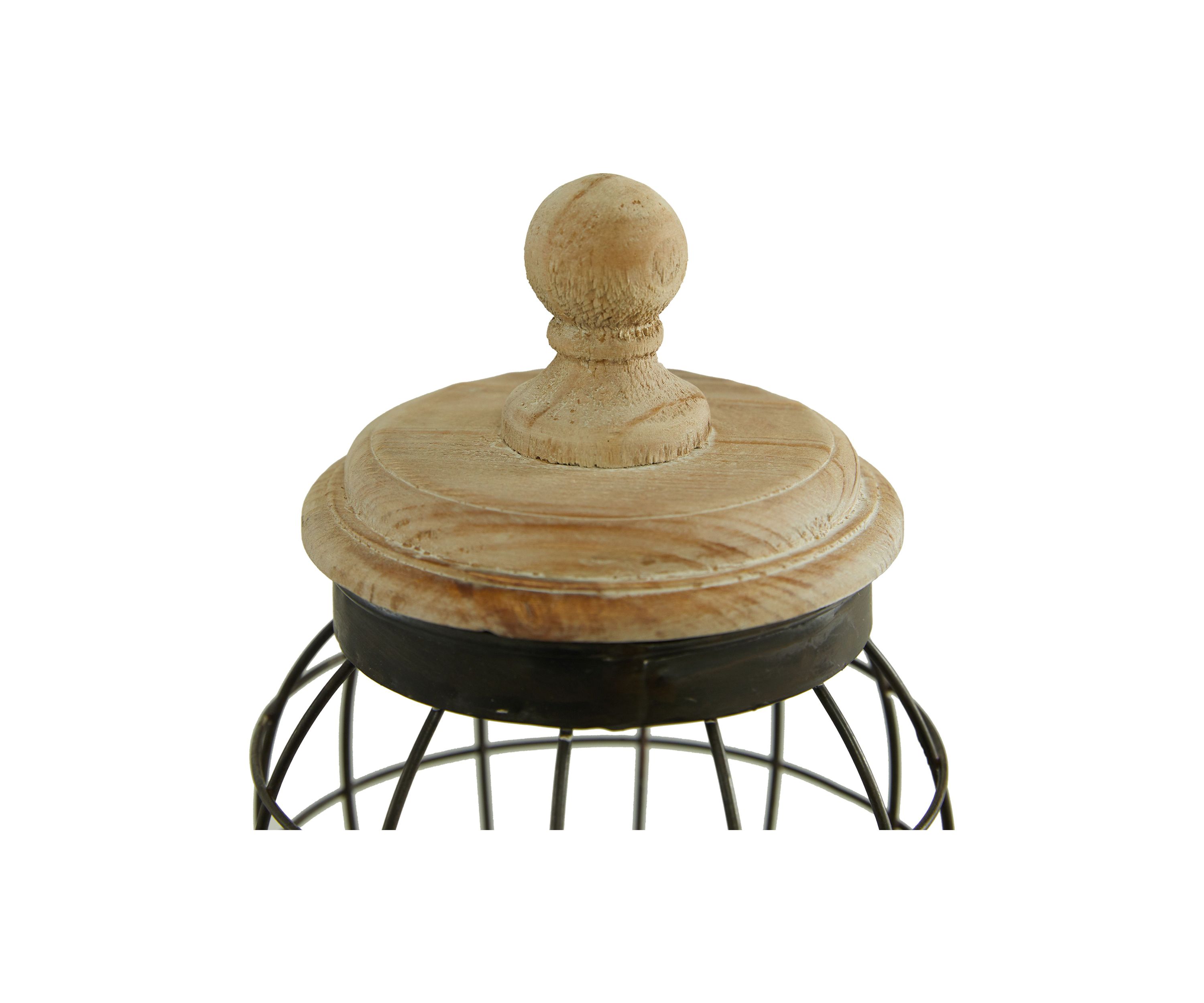 Farmhouse Metal Decorative Jars - Set of 2