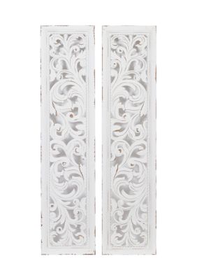 Traditional Wood Wall Decor - Set of 2