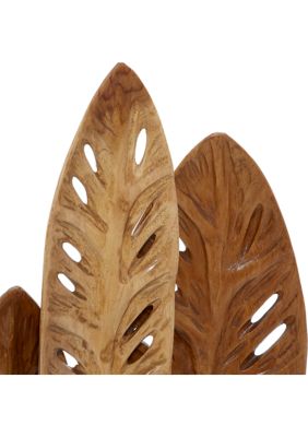 Coastal Teak Wood Sculpture