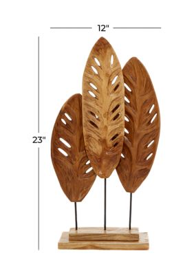 Coastal Teak Wood Sculpture